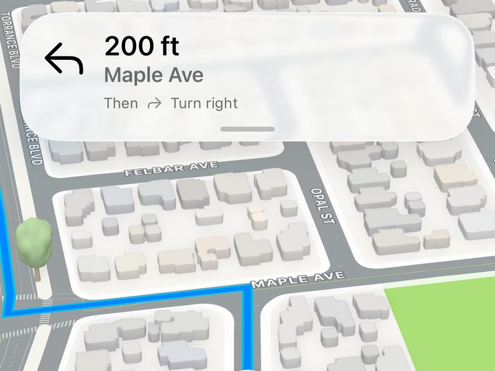 Spot giving turn-by-turn directions